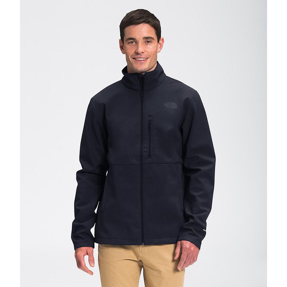 The North Face Softshell Jackets Mens Australia - The North Face Apex Bionic —Tall Navy (ZHF-632149)